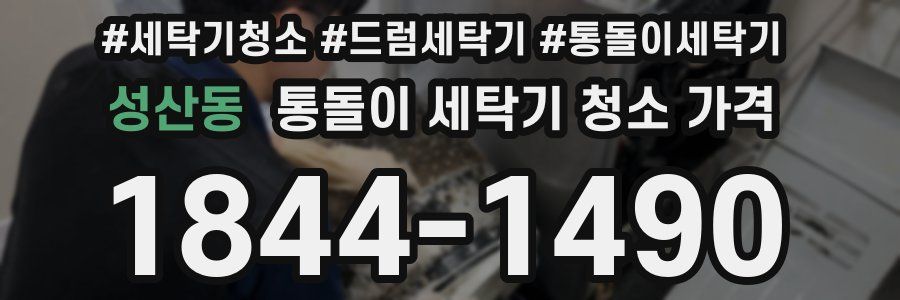 성산동 통돌이 세탁기 청소 가격