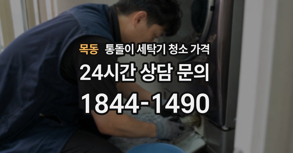 목동 통돌이 세탁기 청소 가격