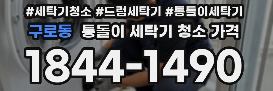 구로동 통돌이 세탁기 청소 가격