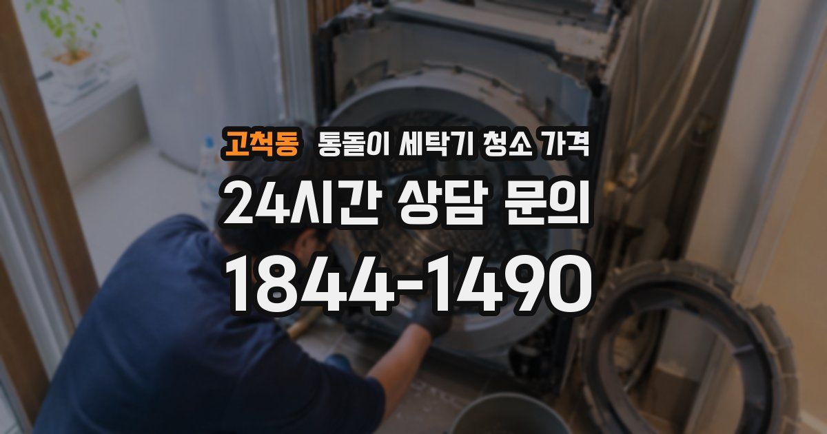 고척동 통돌이 세탁기 청소 가격