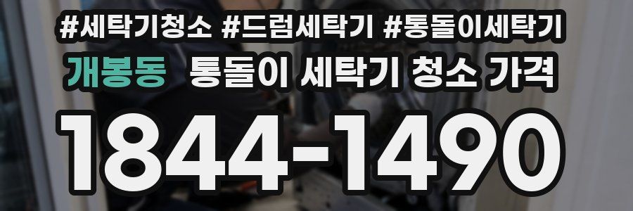 개봉동 통돌이 세탁기 청소 가격