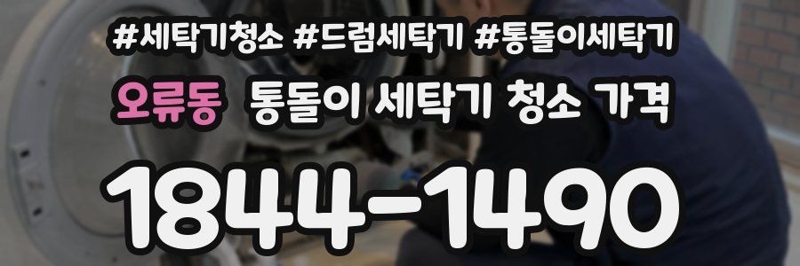 오류동 통돌이 세탁기 청소 가격