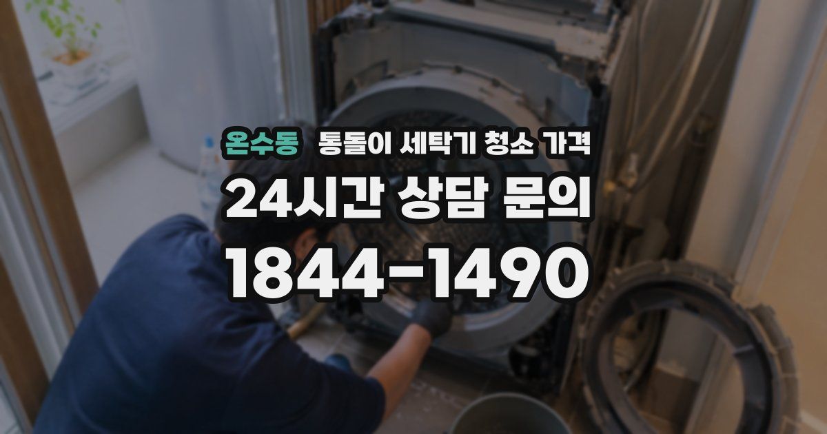 온수동 통돌이 세탁기 청소 가격