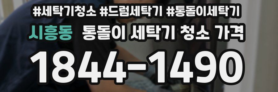 시흥동 통돌이 세탁기 청소 가격