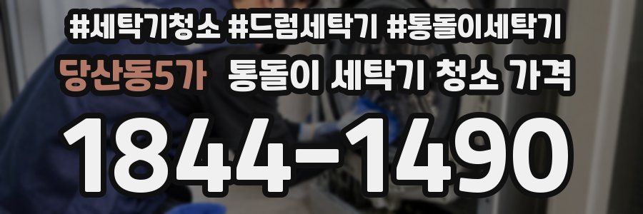 당산동5가 통돌이 세탁기 청소 가격