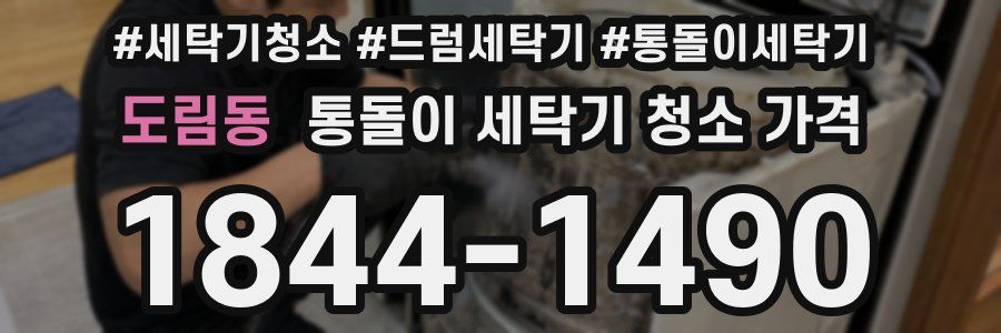 도림동 통돌이 세탁기 청소 가격