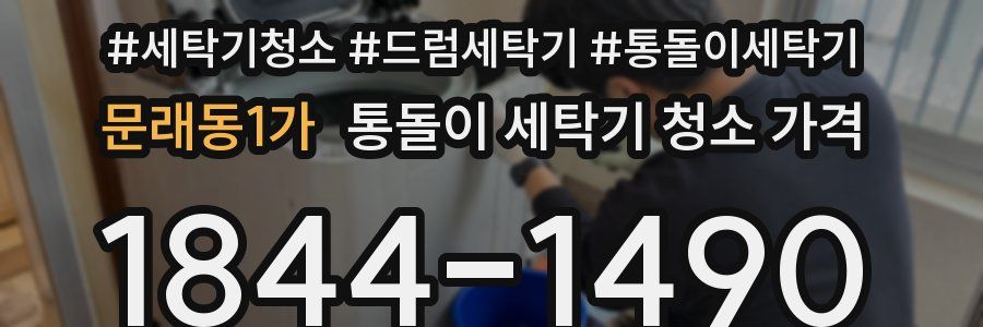 문래동1가 통돌이 세탁기 청소 가격