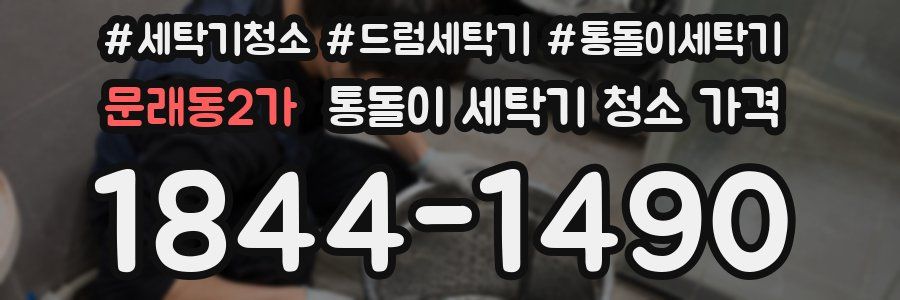 문래동2가 통돌이 세탁기 청소 가격