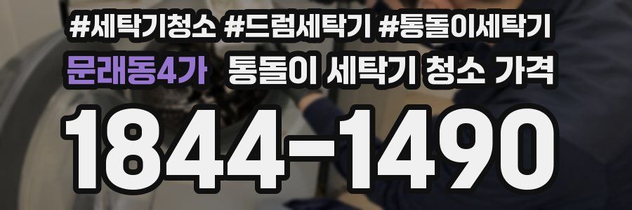 문래동4가 통돌이 세탁기 청소 가격