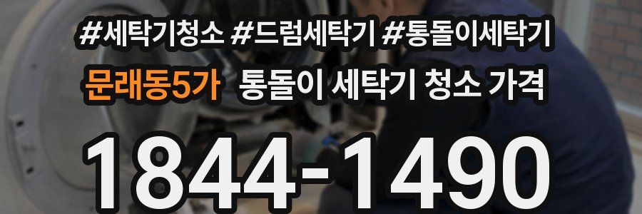 문래동5가 통돌이 세탁기 청소 가격