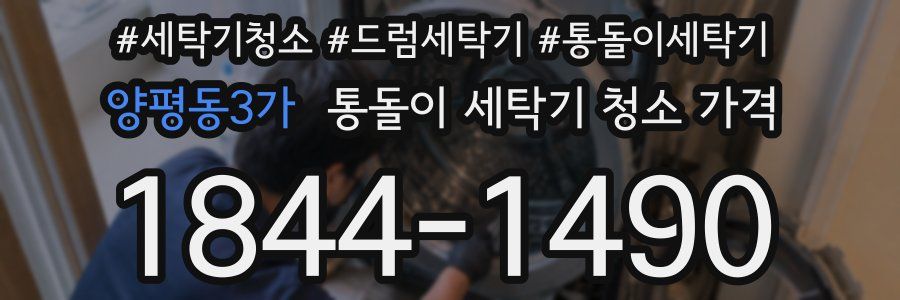 양평동3가 통돌이 세탁기 청소 가격