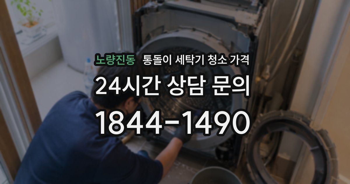 노량진동 통돌이 세탁기 청소 가격