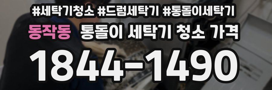 동작동 통돌이 세탁기 청소 가격