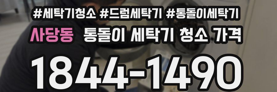 사당동 통돌이 세탁기 청소 가격
