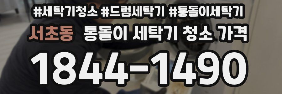 서초동 통돌이 세탁기 청소 가격
