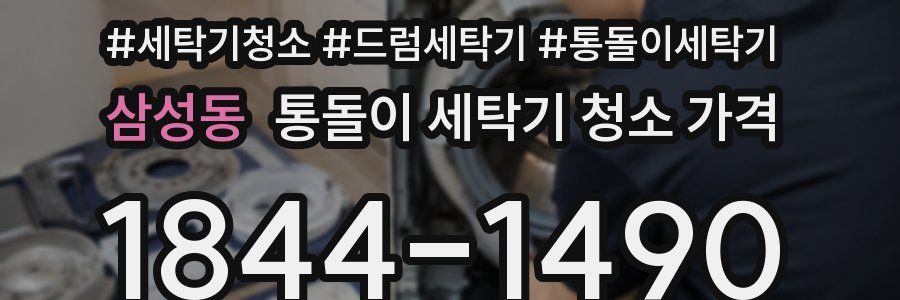 삼성동 통돌이 세탁기 청소 가격