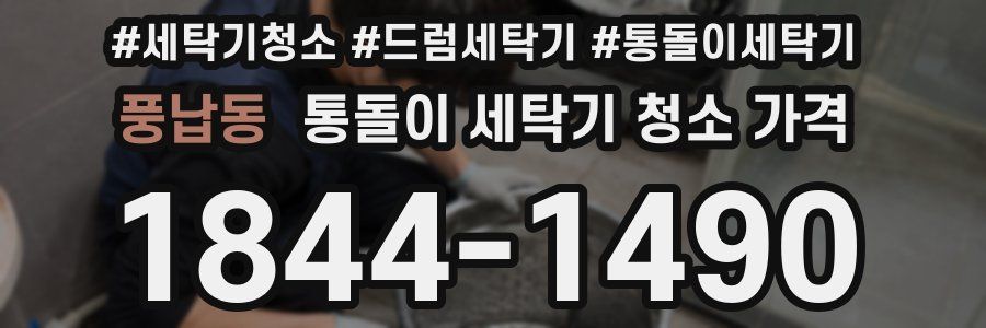 풍납동 통돌이 세탁기 청소 가격