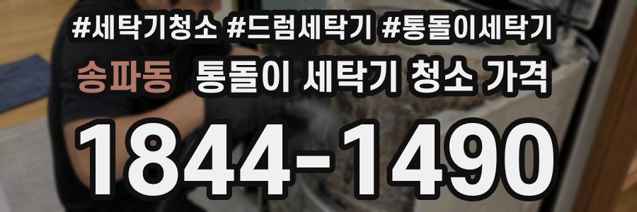 송파동 통돌이 세탁기 청소 가격