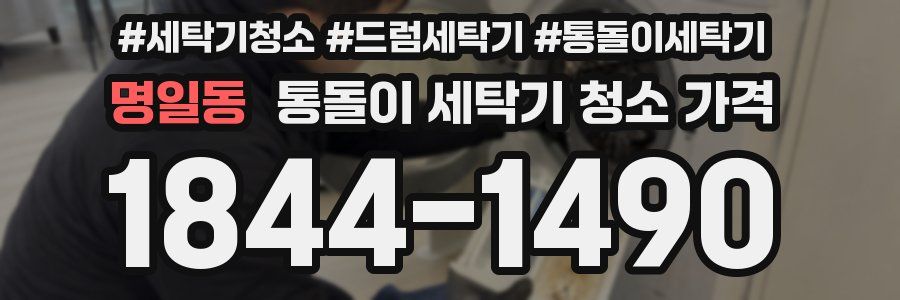 명일동 통돌이 세탁기 청소 가격