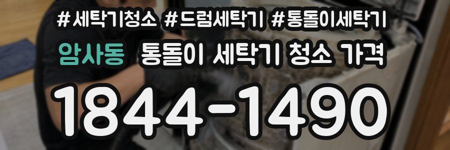 암사동 통돌이 세탁기 청소 가격
