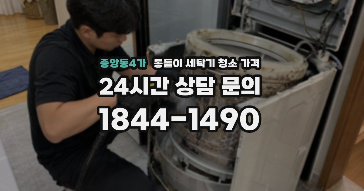 중앙동4가 통돌이 세탁기 청소 가격