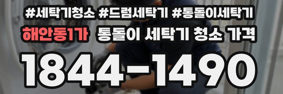 해안동1가 통돌이 세탁기 청소 가격
