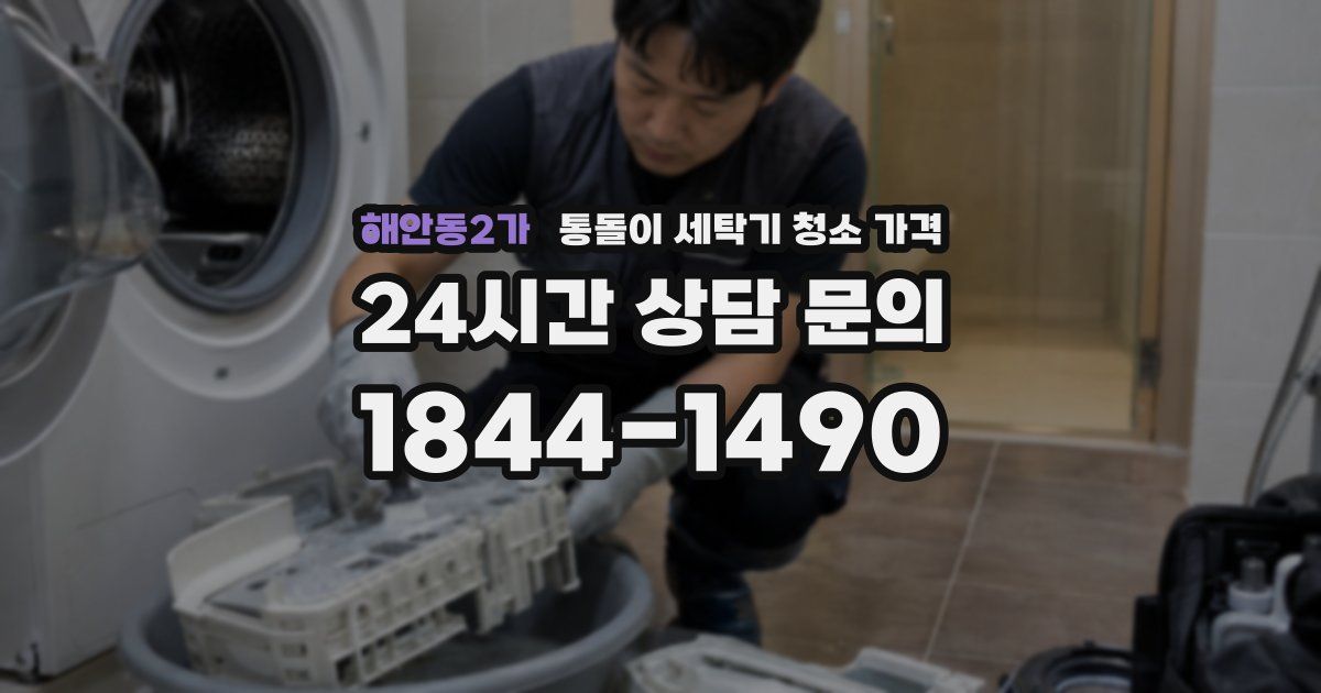 해안동2가 통돌이 세탁기 청소 가격