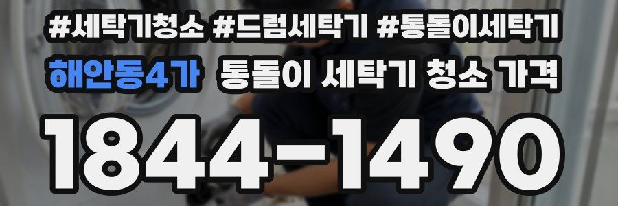 해안동4가 통돌이 세탁기 청소 가격