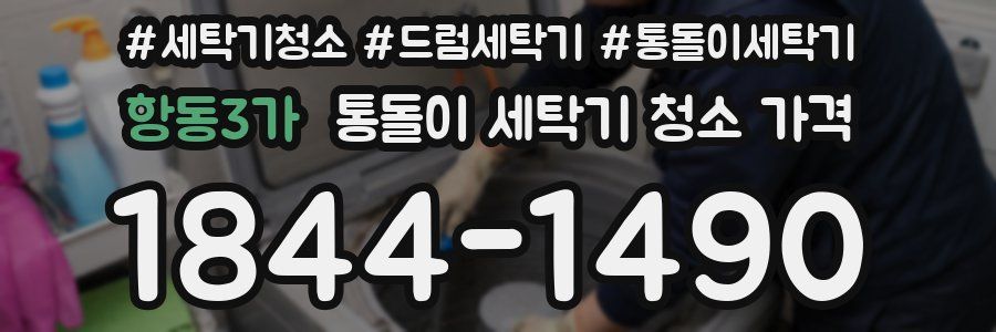 항동3가 통돌이 세탁기 청소 가격
