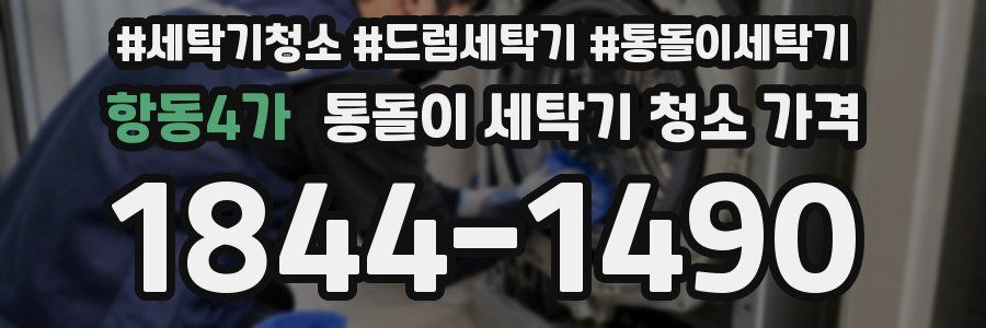 항동4가 통돌이 세탁기 청소 가격