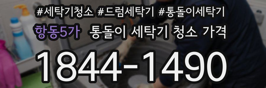 항동5가 통돌이 세탁기 청소 가격