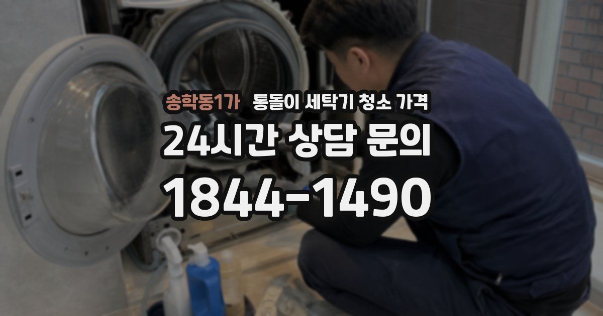 송학동1가 통돌이 세탁기 청소 가격