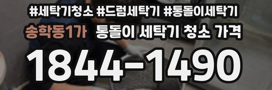 송학동1가 통돌이 세탁기 청소 가격
