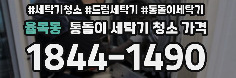 율목동 통돌이 세탁기 청소 가격