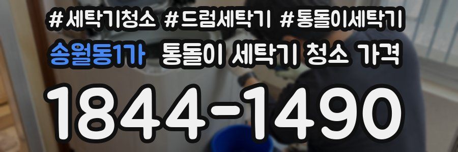 송월동1가 통돌이 세탁기 청소 가격