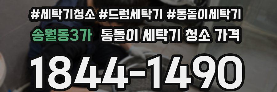 송월동3가 통돌이 세탁기 청소 가격