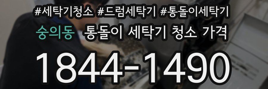 숭의동 통돌이 세탁기 청소 가격