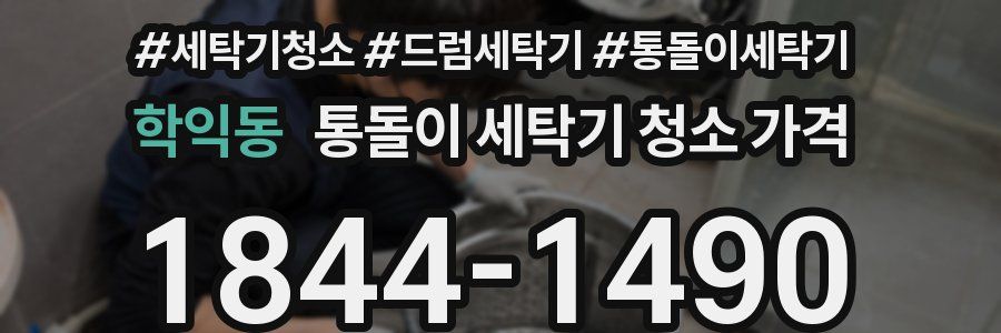 학익동 통돌이 세탁기 청소 가격