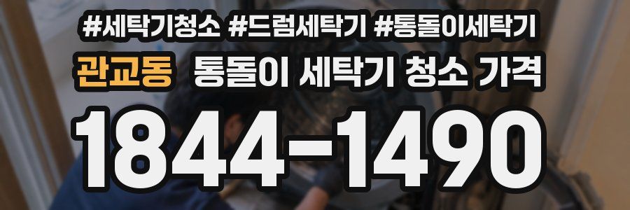 관교동 통돌이 세탁기 청소 가격