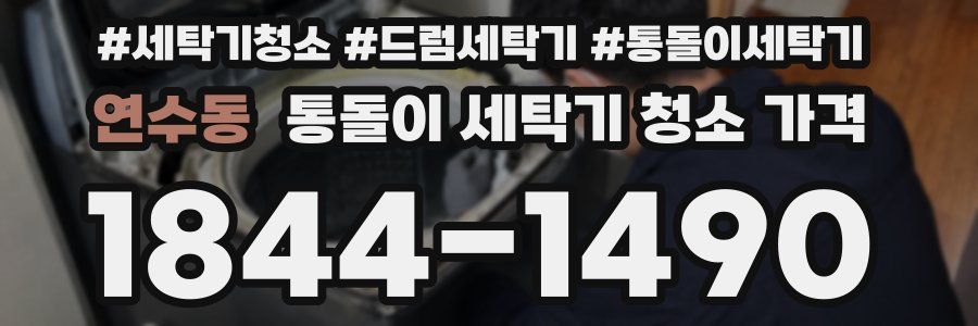 연수동 통돌이 세탁기 청소 가격