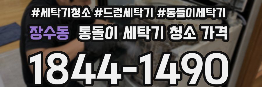 장수동 통돌이 세탁기 청소 가격