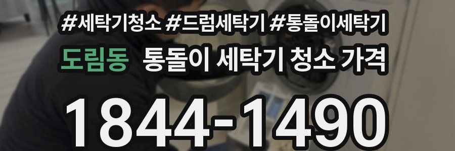 도림동 통돌이 세탁기 청소 가격
