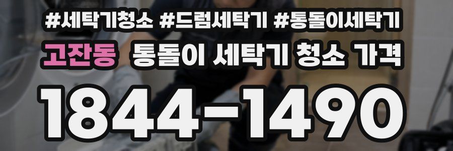 고잔동 통돌이 세탁기 청소 가격