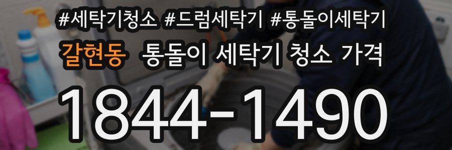 갈현동 통돌이 세탁기 청소 가격