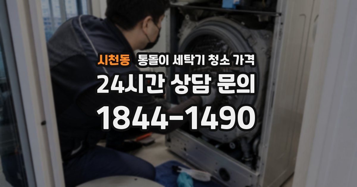 시천동 통돌이 세탁기 청소 가격