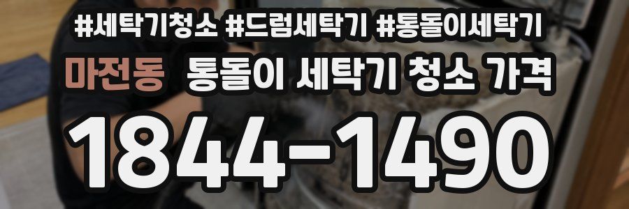 마전동 통돌이 세탁기 청소 가격