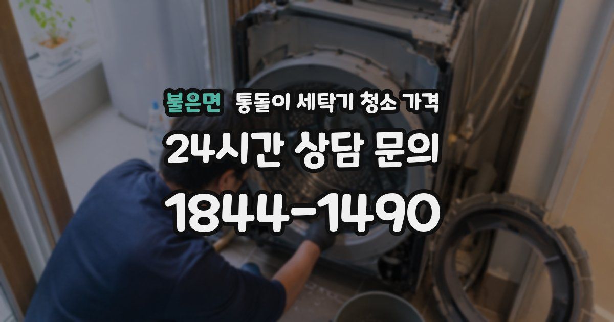 불은면 통돌이 세탁기 청소 가격