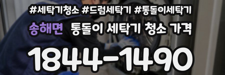 송해면 통돌이 세탁기 청소 가격
