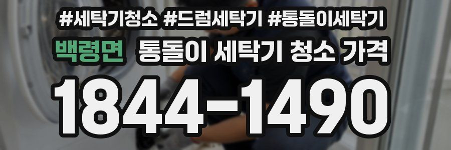 백령면 통돌이 세탁기 청소 가격