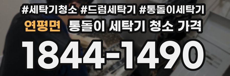 연평면 통돌이 세탁기 청소 가격
